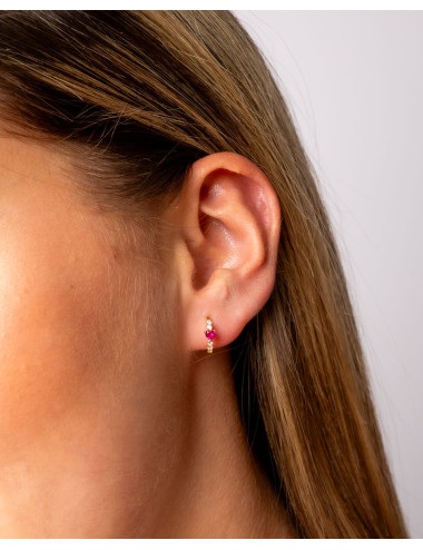 Pendientes de aro  mini...