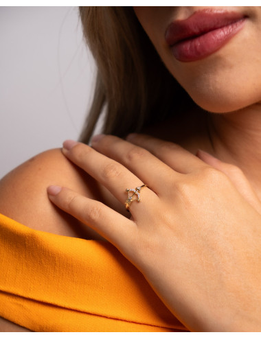 Anillo  cupido de plata de...