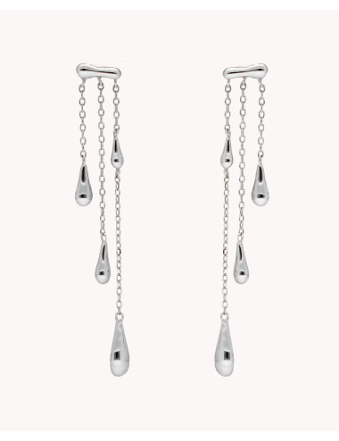 Pendientes largos  gotas...