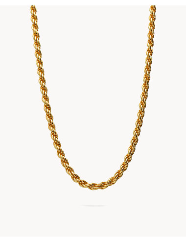 Cadena  cordón rizado 4 mm...