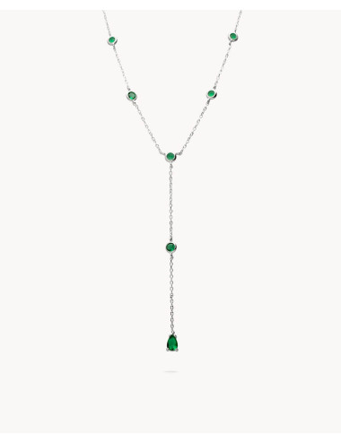 Collar  corbata gotas...