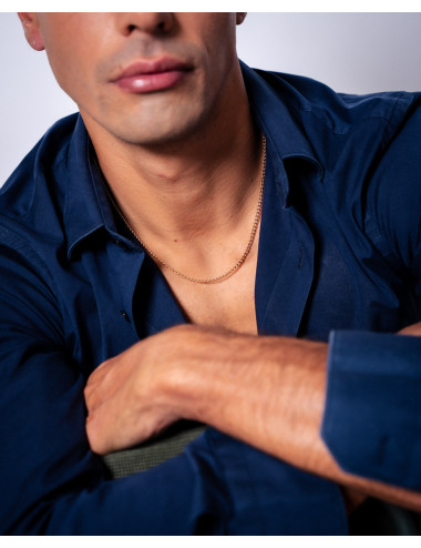 Cadena  barbada fina 50cm...