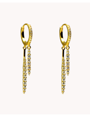 Pendientes de aro  cascadas...