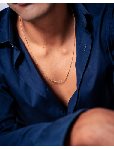 Cadena  cordón rizo 60cm de...