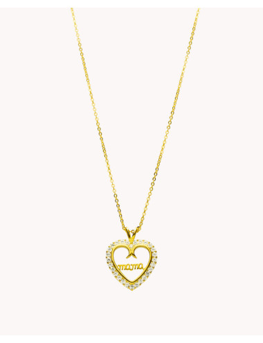 Colgante  mamá de plata de...