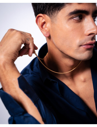 Cadena  cordón rizado 2,5mm...