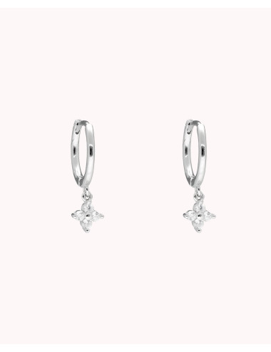 Pendientes de aro  orquídea...