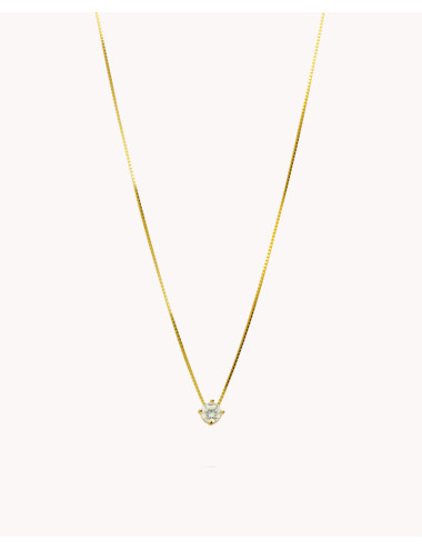 Collar  solitario midi...