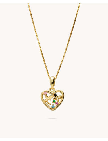 Colgante  corazón fantasía...