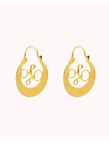 Pendientes  aros canarios...