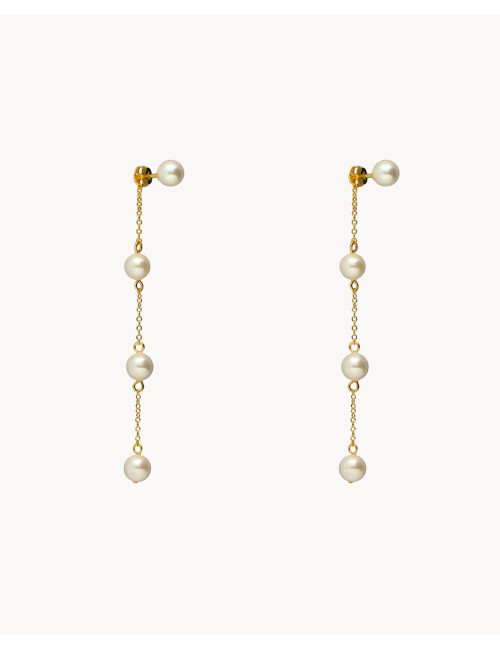 Pendientes  perla cultivada...