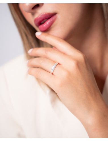 Anillo alianza  líneal de...