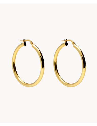 Pendientes de aro  tubo...