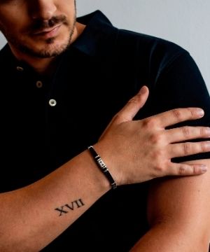 pulseras de caucho para hombre