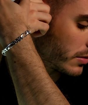 Pulseras de plata de para hombre OKSILVER