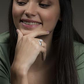 anillo de compromiso mujer