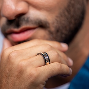 pendientes de hombre anillos hombre