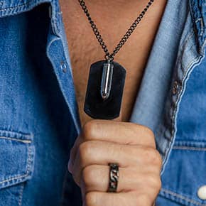 pendientes de hombre colgante hombre