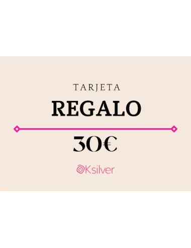 TARJETA REGALO OKSILVER 30...
