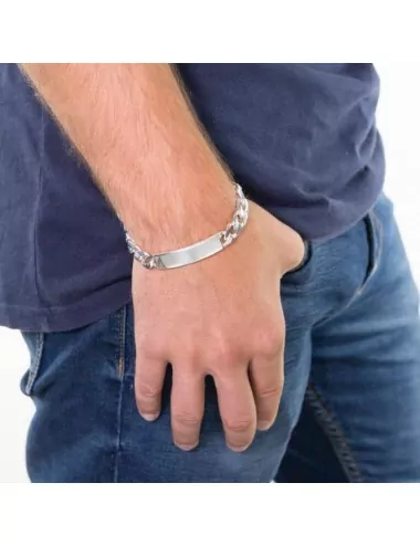 Pulsera   de plata de ley...