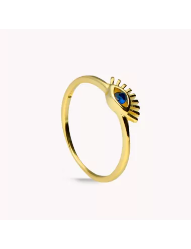 Anillo  eye mix de plata de...