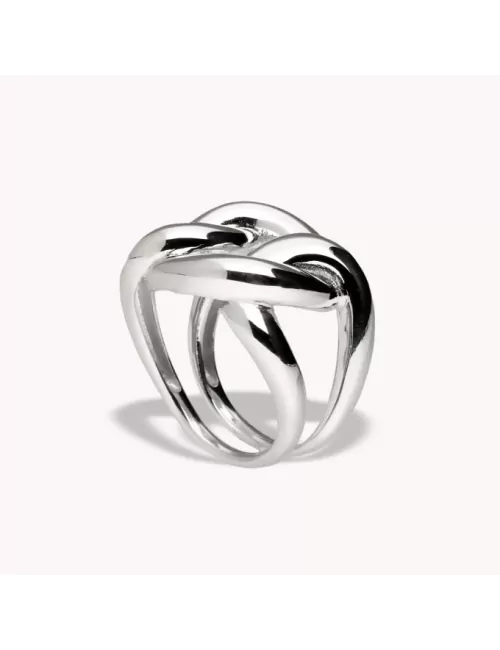 Anillo  poppy de plata de...