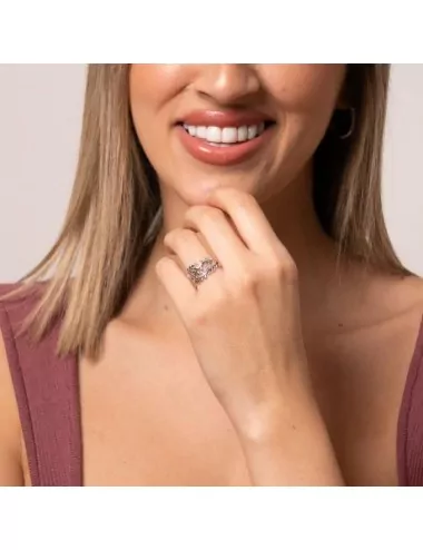 Anillo  doble greco de...
