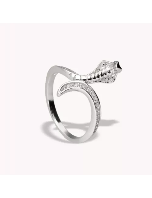 Anillo  serpiente cobra de...